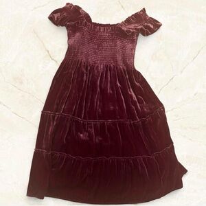 Hill House Home Silk Blend Women’s The Nap Dress Velvet Sz Medium